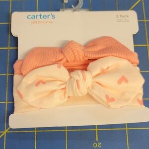 Carter's Pink and Cream Hair Accessories Set of 2 New